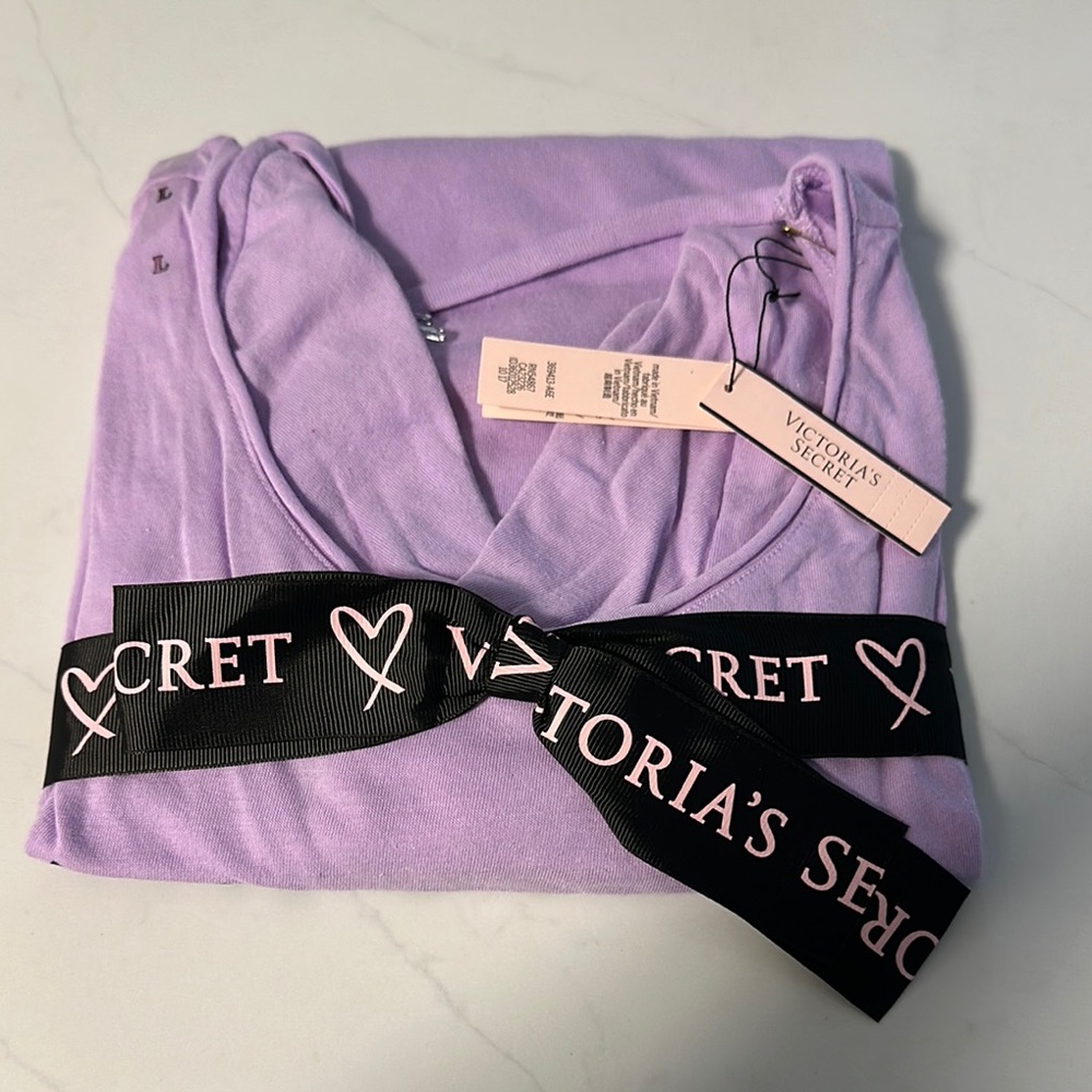 Victoria's Secret Purple Robe with Signature Branding
